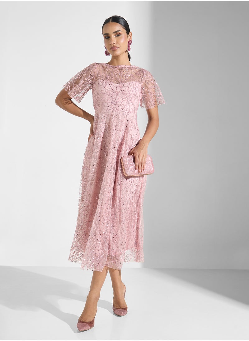 Ella Limited Edition - Shimmer A_Line Dress - Image 1