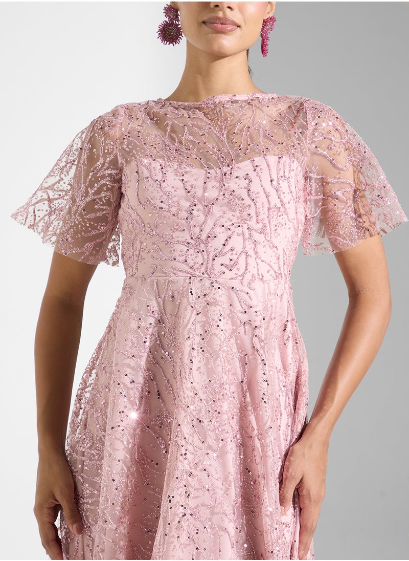 Ella Limited Edition - Shimmer A_Line Dress - Image 1