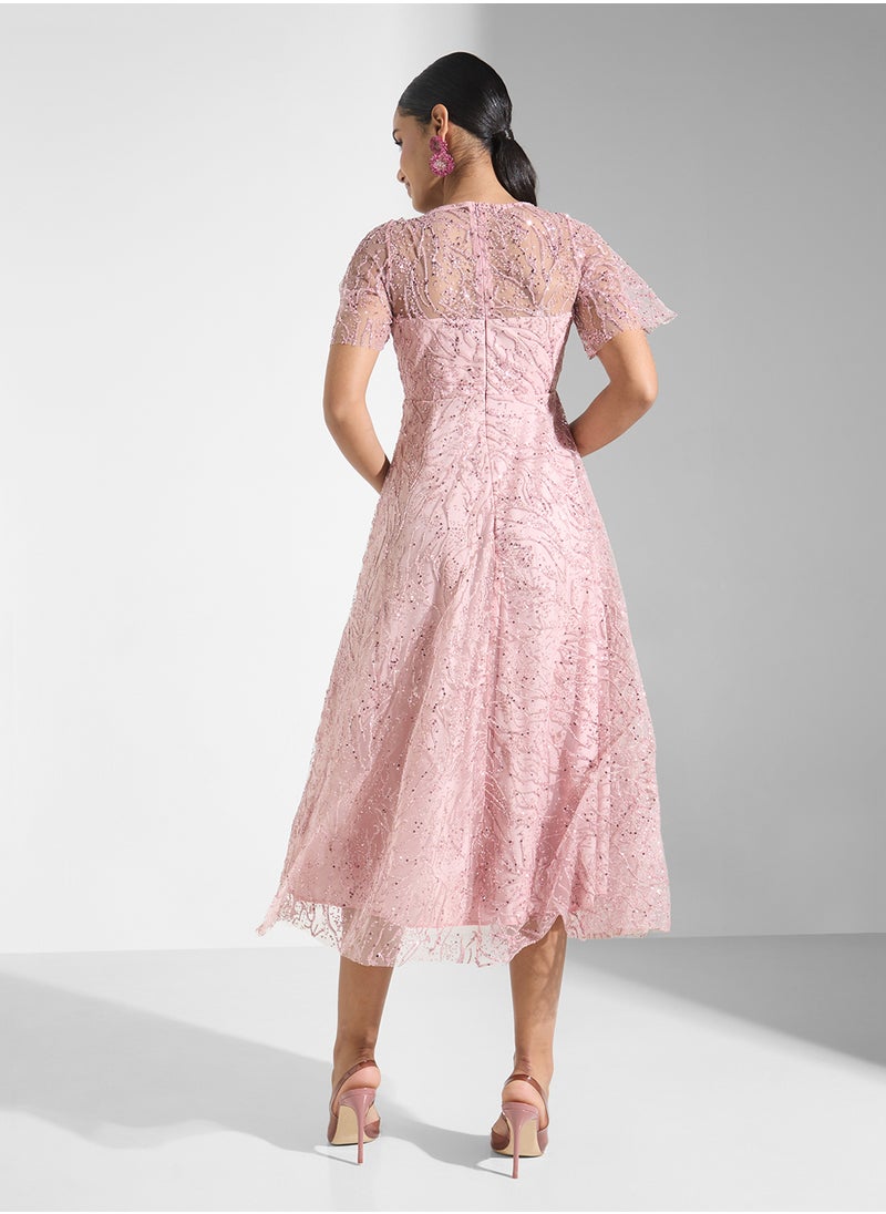Ella Limited Edition - Shimmer A_Line Dress - Image 1
