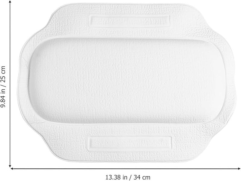 Ergonomic Non Slip Bath Pillow with Strong Suction Cups for Neck and Back Support - Image 3