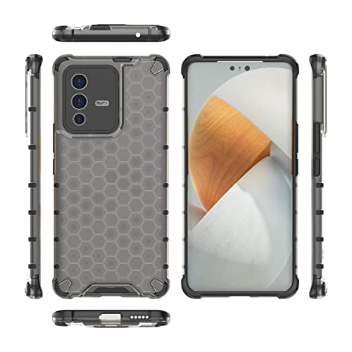 Glasgow | for Vivo V23 Pro 5G Stylish Look Pattern Back Case Cover for Vivo V23 Pro 5G - Black - Image 2