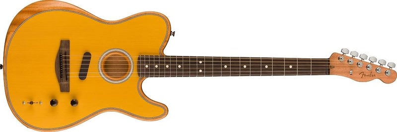 Fender Acoustasonic Player Telecaster - Butterscotch Blonde - Image 5