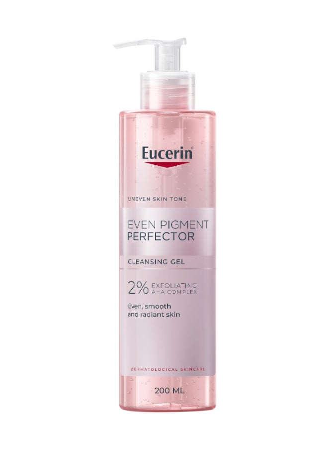 Eucerin Even Pigment Perfector Exfoliating Face Cleansing Gel With Aha For Dark Spots, 200Ml  - Image 1
