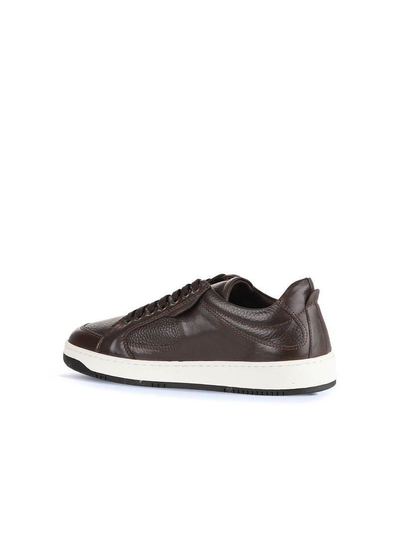 BUENO Men's Leather Sneakers – Classic Lace-Up Design with Cushioned Sole for All-Day Comfort and Style - Image 5