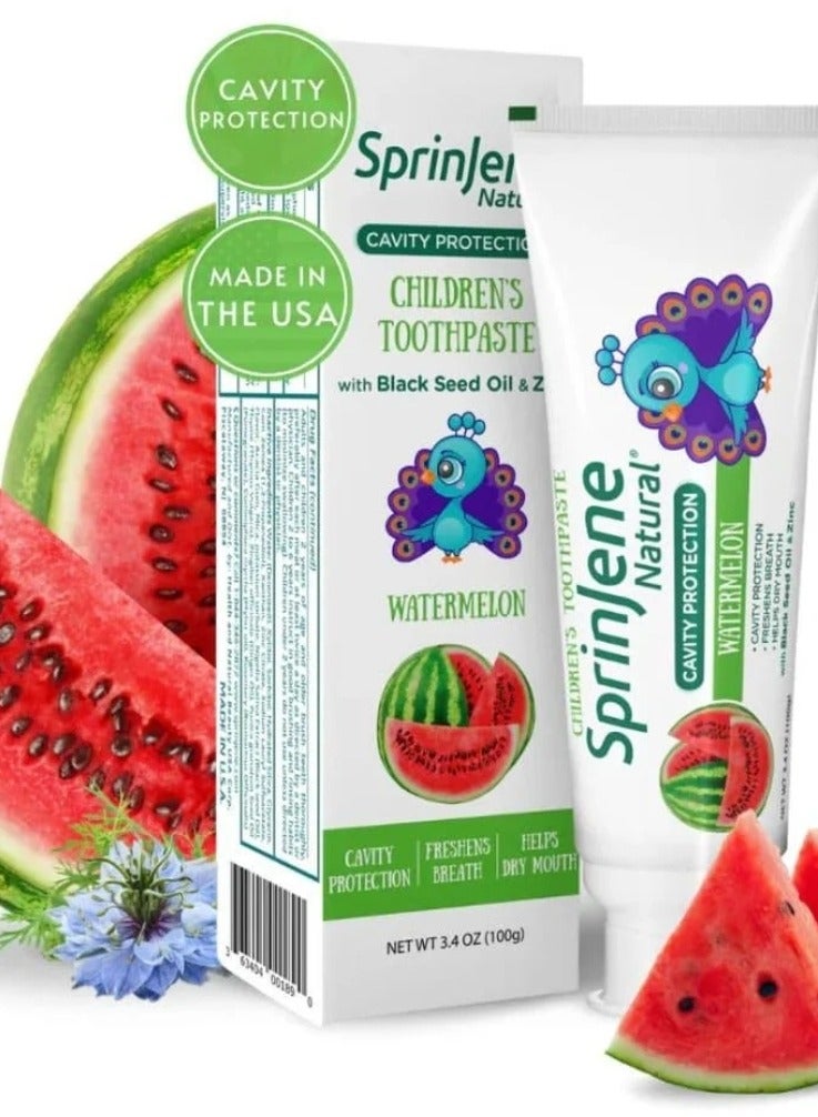 Sprinjene Watermelon Cavity Protection Children's Toothpaste - 100 Gm - Image 1