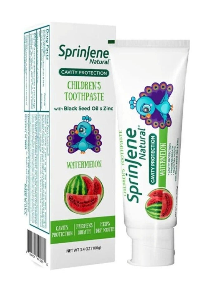 Sprinjene Watermelon Cavity Protection Children's Toothpaste - 100 Gm - Image 2