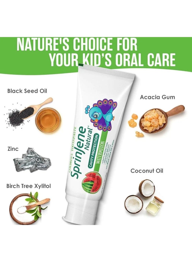 Sprinjene Watermelon Cavity Protection Children's Toothpaste - 100 Gm - Image 5