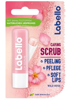 Labello Lip Scrub Rosehip Oil & Vitamin E 4.8g - Wild Rose  - Image 1