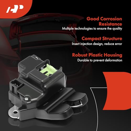 A-Premium Rear Tailgate Trunk Latch Lid Lock Actuator Compatible with Hyundai Elantra 2011 2012 2013 2014 2015 2016, 1.8L 2.0L, Sedan, Replace# 81230-3X010, 81230-3X030 - Image 3