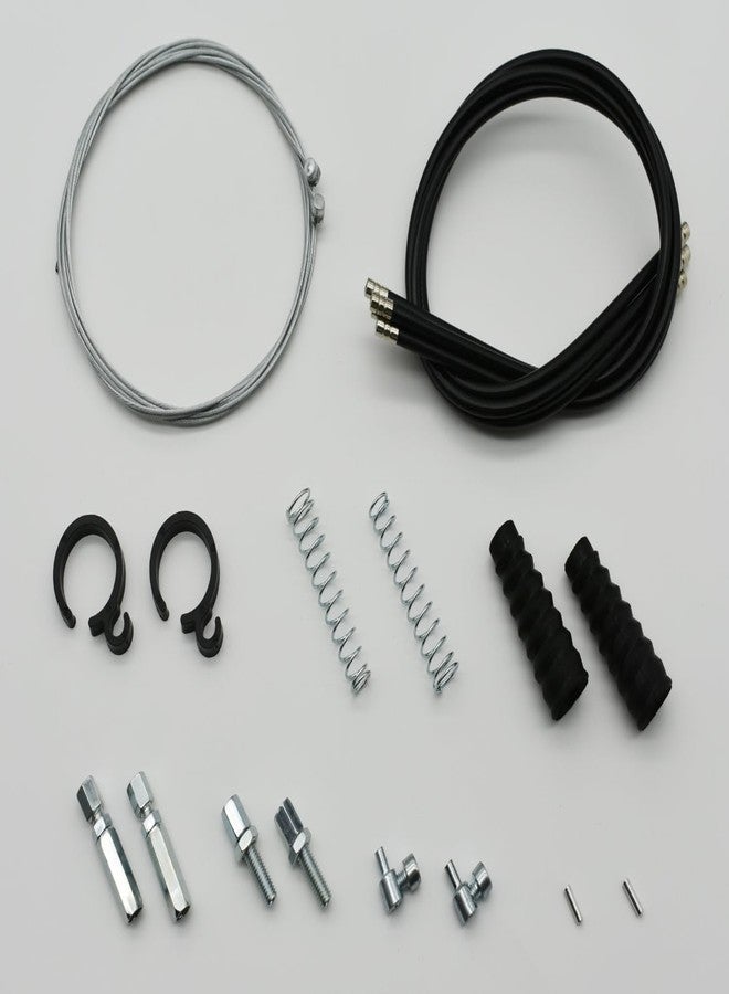 ForconMed Rollator Brake Cable Replacement,48.8'' for The All Brands Majority of and Heavy Rollator,Rollator General Parts,Universal Parts,20 Piece Set.(20Pcs/Pkg,Black) - Image 4