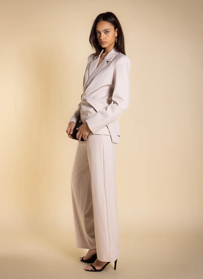 شايبس DOUBLE-BREASTED STATEMENT BLAZER SET