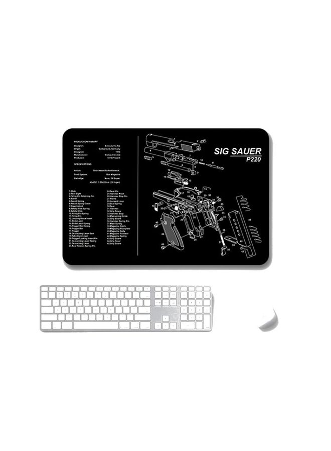 BURAQ 2 PCS Heat Transfer Non-Slip Single-Sided Office Gaming Mouse Pad 2mm(SPS-SigP220)  - Image 1