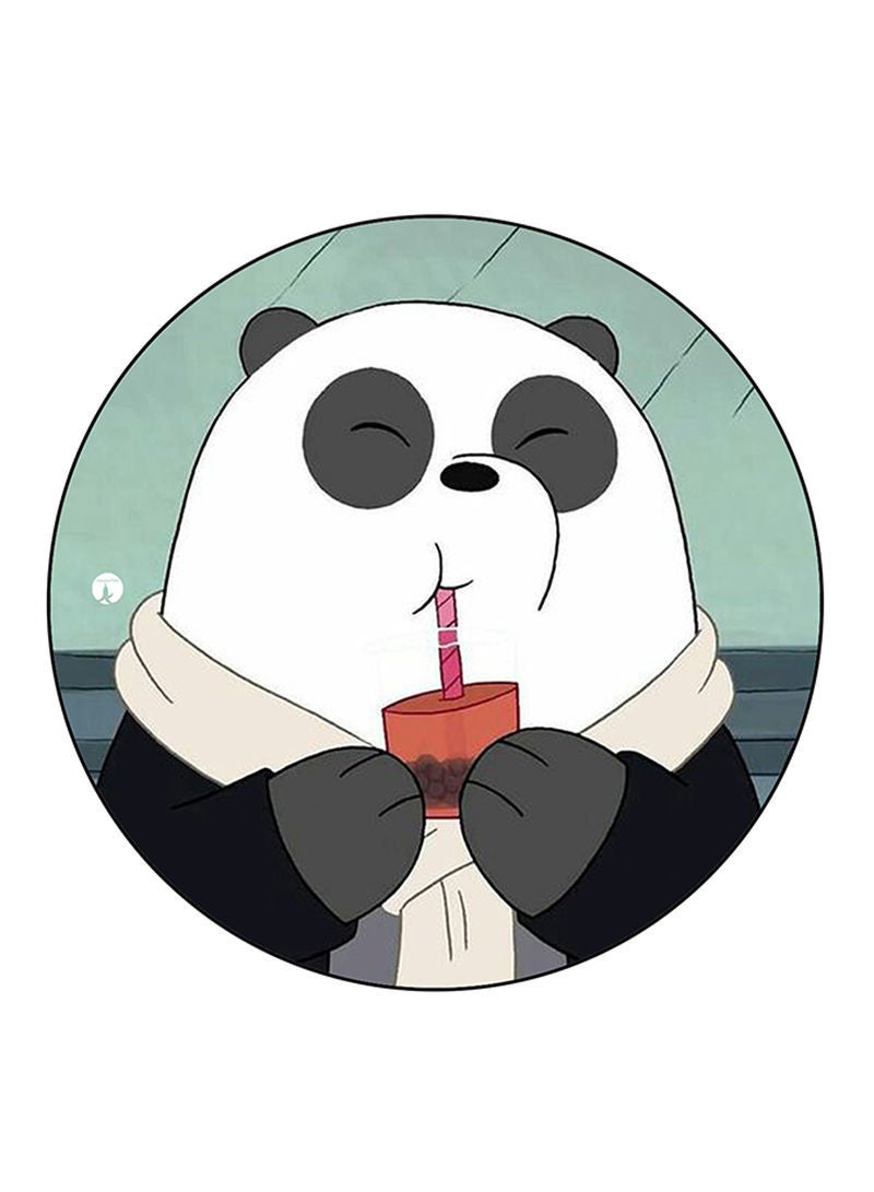 RKN We Bare Bears Printed Mouse Pad  Round  Multicolour