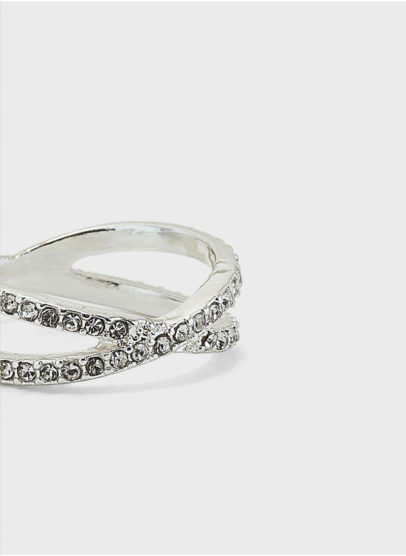 Claires Kids Criss Cross Ring  - Image 3