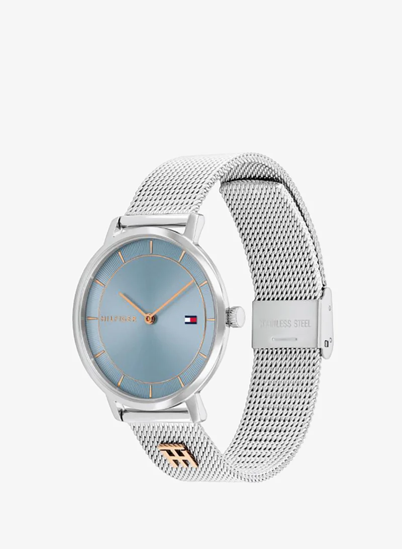 Tommy Hilfiger  2-Hand Womens Quartz Movement Watch With Silver Stainless Steel Mesh Bracelet - 1782738 for Women | Best Price UAE