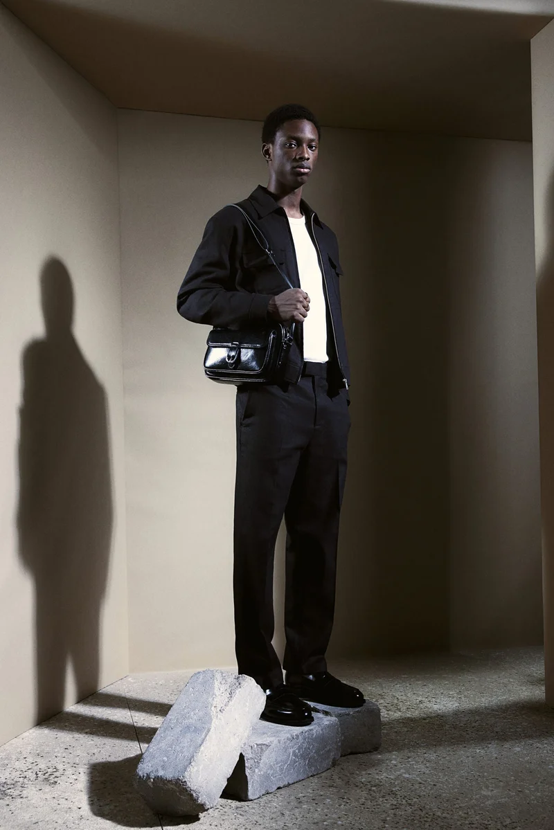 H&M Relaxed Fit Tailored linen-blend trousers