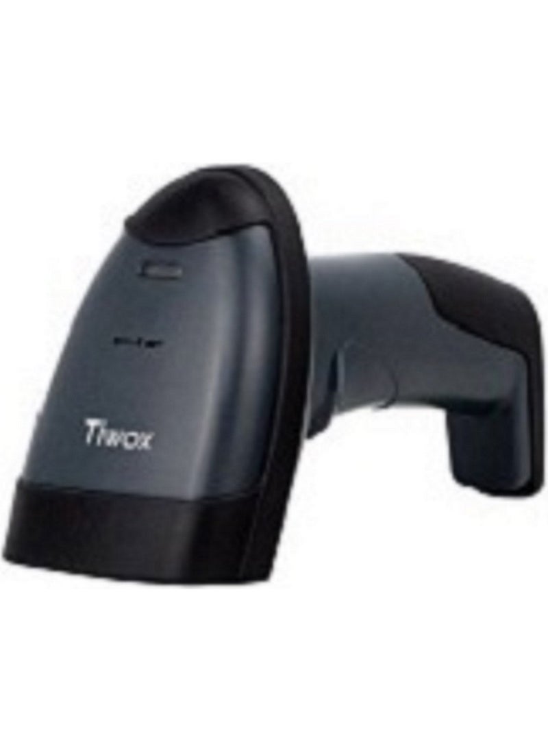 Tiwox VS-113 1d Laser Wired USB Barcode Reader + Stand  - Image 1