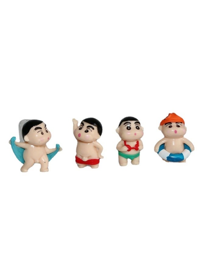 null - 16 Crayon Small Cartoon Creative Character Center Console Desktop Decoration Small Ornaments Blind Box Doll Small Toy-Color:Bath Niche Style Random-Height:4-5cm Different Shape Size Is Not The Same - Image 1