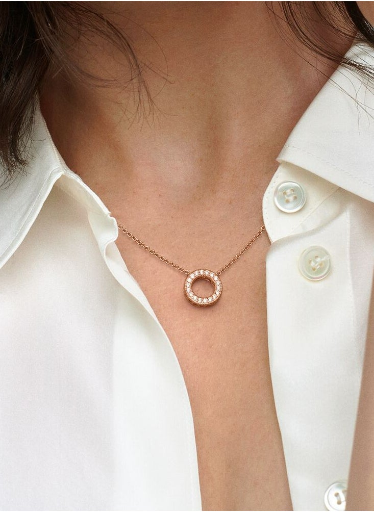 Pandora Violet Pandora Logo Pave Circle Collier Necklace  - Image 3