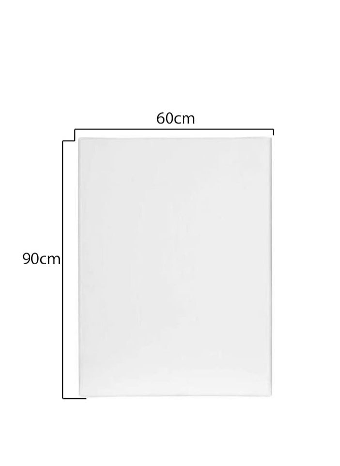 Generic Stretched Canvas Pad 60 x 90cm White  - Image 2