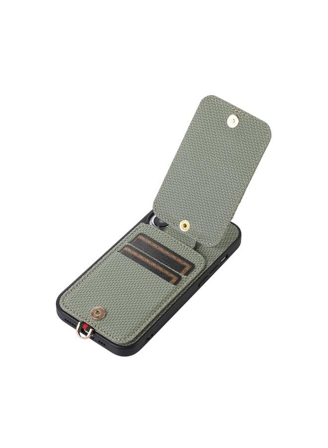 Zaboon Case For iPhone 13 Pro Max ABEEL Carbon Fiber RFID Card Holder Phone Case - Image 4