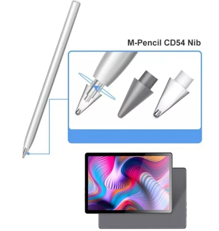 TALTAW 2PCS Replacable Stylus Pen Tips for Huawei M-Pencil 2nd Pencil Spare Nib Tip Stylus Touchscreen Pen M-Pencil 2Generation CD54 Nib Pencil Tip (Clear) - Image 3