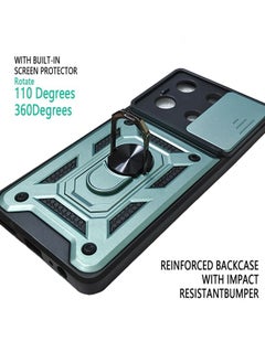 infinix Note 30 5G Case Cover Military Shockproof Anti-Drop Protection Built-in Slide Anti-Scratch Camera Lens Back Cover 360 Degree Rotating Ring Kickstand Phone Shell Accessory - pzsku/Z44FD9CCCE2D9B88FE49CZ/45/_/1708593578/f1b7f224-5022-44be-83ee-fc85d8076772