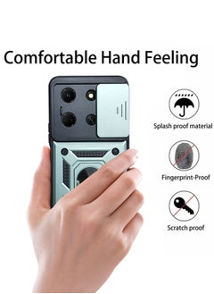 infinix Note 30 5G Case Cover Military Shockproof Anti-Drop Protection Built-in Slide Anti-Scratch Camera Lens Back Cover 360 Degree Rotating Ring Kickstand Phone Shell Accessory - pzsku/Z44FD9CCCE2D9B88FE49CZ/45/_/1708593579/21567694-0b4b-4724-ab55-25a45ca61a69