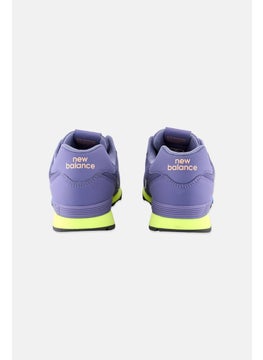 New Balance Kids Girl GC574MSD Standard Lace Up Outdoor Shoes, Lavender Combo  - Image 4