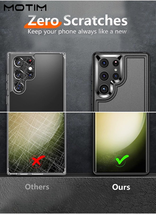 Motim - Phone Case Compatible for Sumsung S23 Ultra 5 in 1 Drop Protection Shockproof Slim Galaxy S23 Ultra Phone Case +2 Screen Protector +2 Camera Lens Protector - Image 1