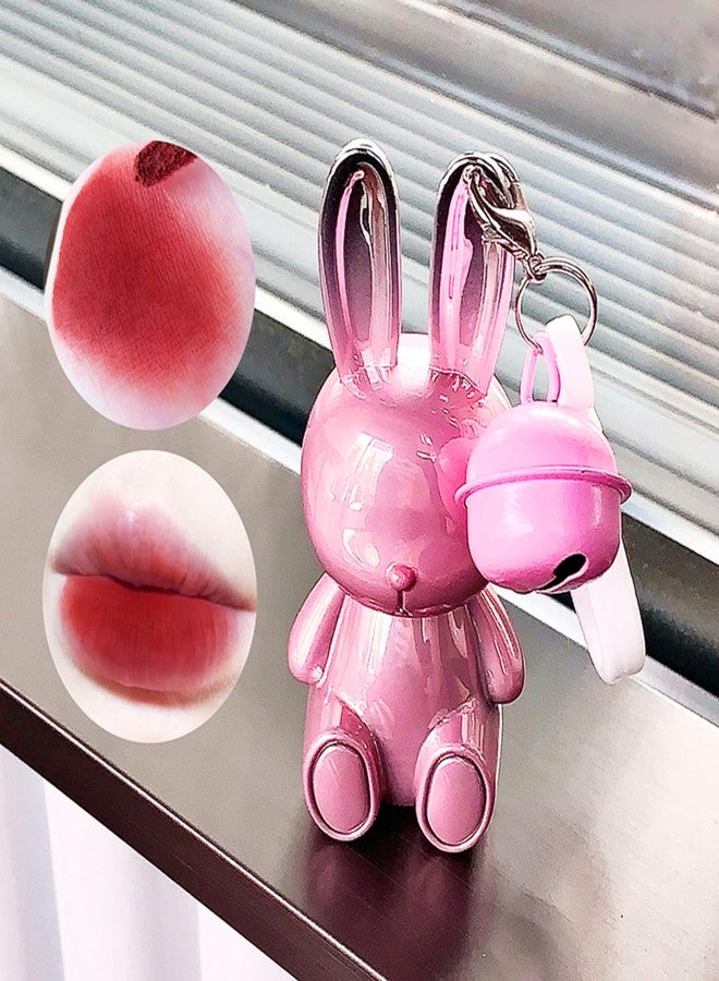 Gege Bear Pink Rabbit Velvet Mist Lip Cream - Matte Lipsticks for Women, Long-Lasting & Waterproof, Lightweight & High Pigment, Non-Drying, Moisturizing & Smooth Lip Mud, Soft Red & Nude Shades for All Skin Tones (06-Jujube, 1.8g) - Image 1