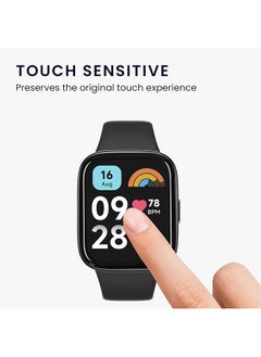 X-level 2 Pcs Screen Protector Case for Xiaomi Redmi Watch 3 Active/3 lite, 3D Curved Soft Smart Watch Protective Film HD Tempered Screen Protector Case Ultra Slim Anti-Scratch Full Coverage Proctective Watch  - Image 5
