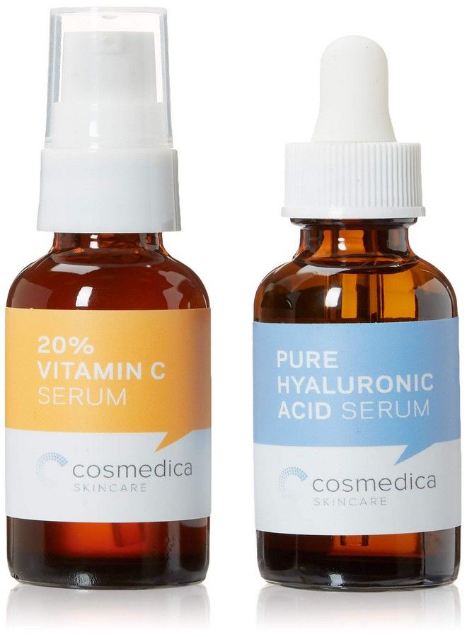 Cosmedica Skincare Cosmedica Skincare Set- Vitamin C Super Serum and Pure Hyaluronic Acid  - Image 2