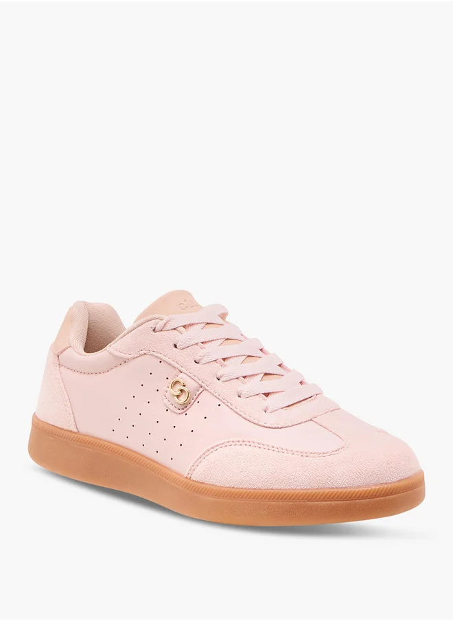 Celeste Women's Logo Detail Sneakers with Lace-Up Closure