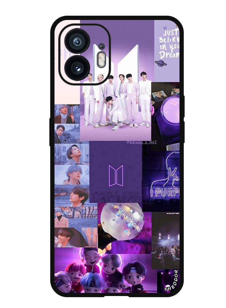 Theodor Protective Case Anti Scratch Shock Proof Bumper Cover For Nothing Phone (2) BTS collage - Image 1