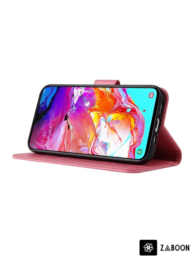 Zaboon Protective Case Cover For Samsung Galaxy A70 / A70s Embossed Lucky Tree Horizontal Flip Leather Case with Holder & Card Slot & Wallet & Lanyard - Image 4