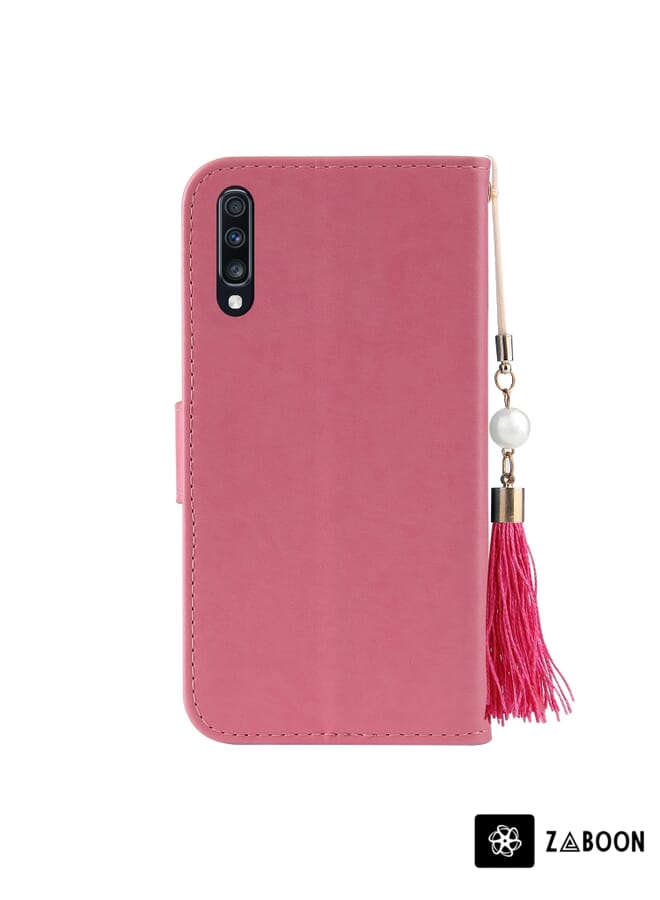 Zaboon Protective Case Cover For Samsung Galaxy A70 / A70s Embossed Lucky Tree Horizontal Flip Leather Case with Holder & Card Slot & Wallet & Lanyard - Image 3