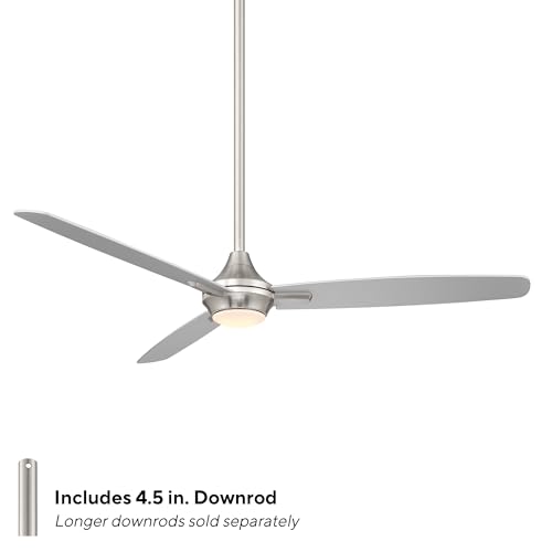 WAC Lighting Blitzen 3-Blade Aluminum Smart Ceiling Fan in Brushed Nickel - Image 2