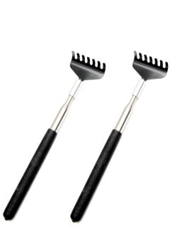 Oasisgalore Back Scratcher, Black Portable Extendable Back for Men Women Itch Relief (7.87 to 26.77 Inch)  - Image 1
