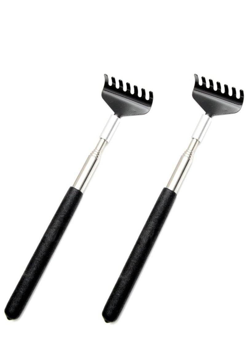 Oasisgalore Back Scratcher, Black Portable Extendable Back for Men Women Itch Relief (7.87 to 26.77 Inch)  - Image 1