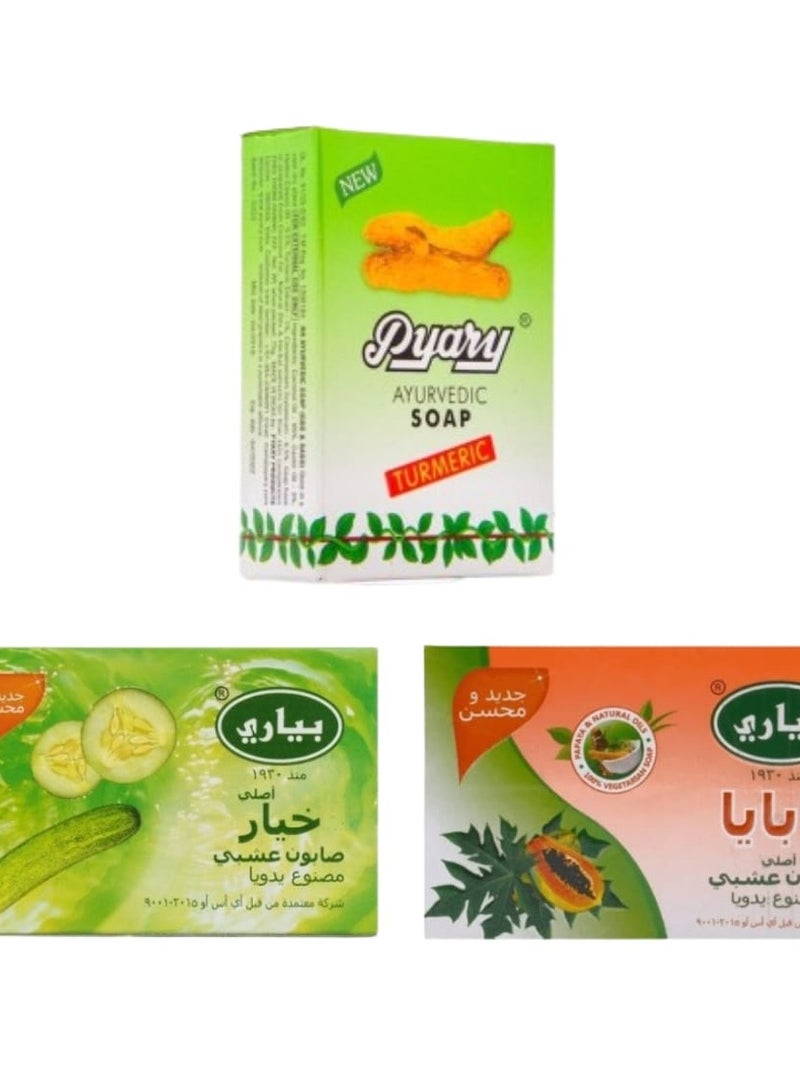Pyary skin lightening soap set of 3 pieces