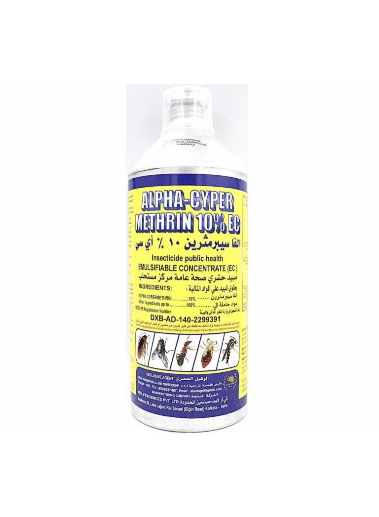 ALPHA – CYPERMETHRIN® 10% EC Public Health Insecticide 1Ltr - Image 1