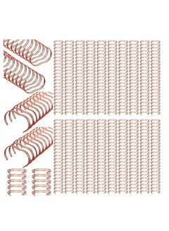 Y&D Wire Binding Spines,Twin Loop Spines,20 Pcs Double Rings Cinch, 1 Inch (2.54 cm) 23 Holes Binder Combs  - Image 1