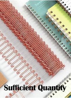 Y&D Wire Binding Spines,Twin Loop Spines,20 Pcs Double Rings Cinch, 1 Inch (2.54 cm) 23 Holes Binder Combs  - Image 4