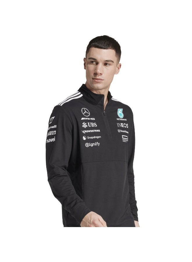 Adidas Mer Tm Qzip M 2 Black Motorsport Sweatshirts For Men XS  - Image 2