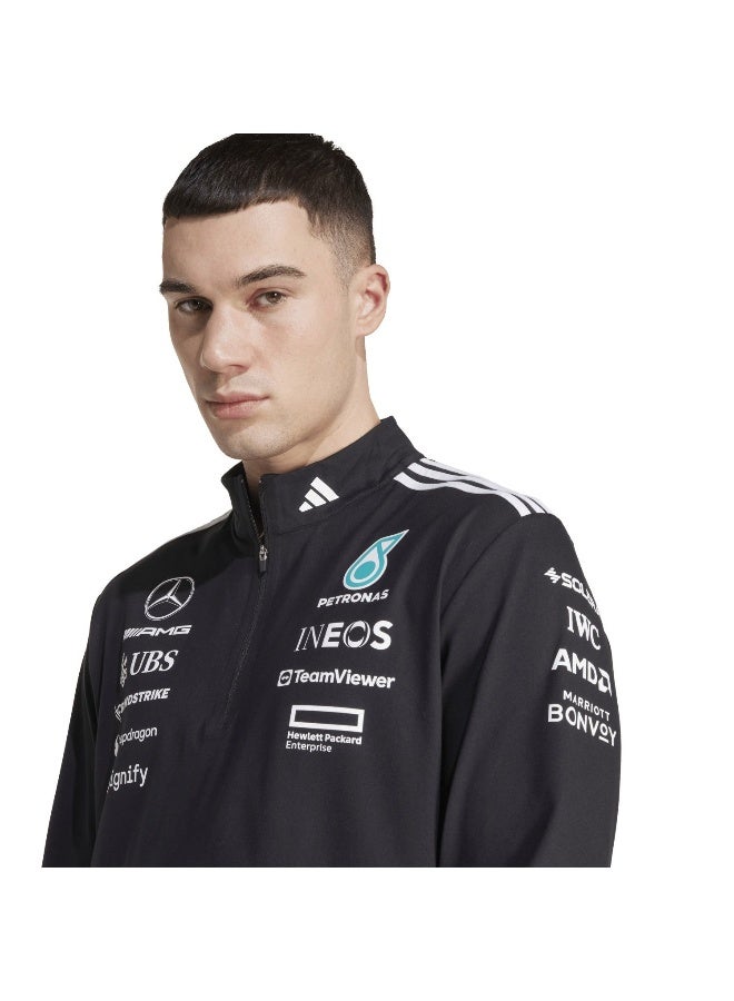 Adidas Mer Tm Qzip M 2 Black Motorsport Sweatshirts For Men XS  - Image 3