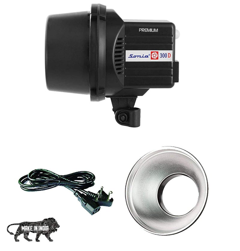 Sonia 300D Studio Light Premium with Reflector Without Stand - Image 1