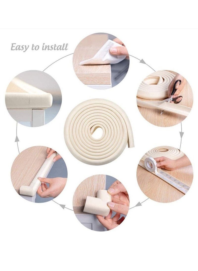 Edge Corner Guards Baby Proofing Foam Safety Furniture Bumper Table Protectors Corner Cushion Set 4M  Edge 4 Corners