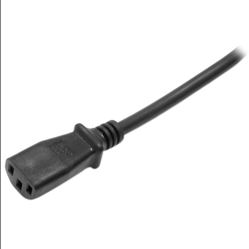 StarTech.com 2m (6ft) Computer Power Cord, 18AWG, EU Schuko To C13, 10A 250V, Black Replacement AC Power Cord, Printer Power Cord, PC Power Supply Cable, Monitor Power Cable, UL Listed (PXT101EUR) - Image 3