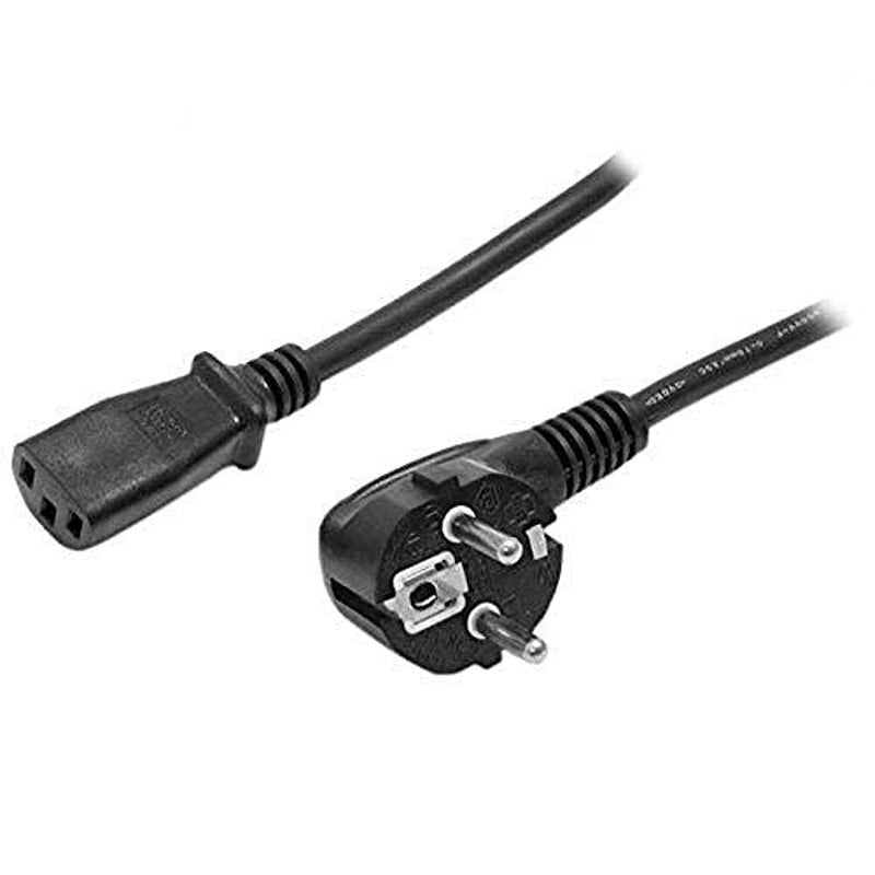 StarTech.com 2m (6ft) Computer Power Cord, 18AWG, EU Schuko To C13, 10A 250V, Black Replacement AC Power Cord, Printer Power Cord, PC Power Supply Cable, Monitor Power Cable, UL Listed (PXT101EUR) - Image 1